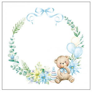 Ambiente Servietten Baby Teddy Bär 33x33cm 20 Stück FSC Mix