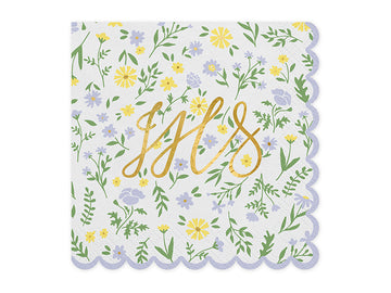Servietten IHS bunt/gold 33x33cm