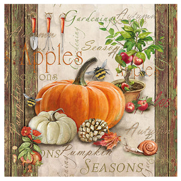 Ambiente Servietten Autumn Gardening FSC Mix 33x33cm 20 Stück/Verpackung