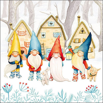 Ambiente Servietten Gnomes  33x33cm 20Stück/Packung