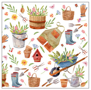 Ambiente Servietten Happy gardening 33x33cm 20 Stück FSC Mix