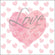 Ambiente Servietten Love Letters Herzen 33x33cm 20 Stück/Verpackung