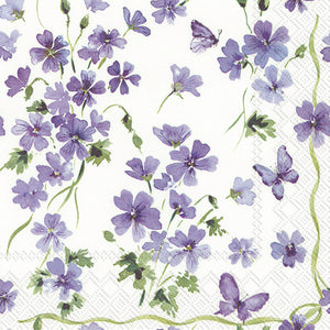 Servietten Purple Spring 33x33cm 20Stück/Verpackung