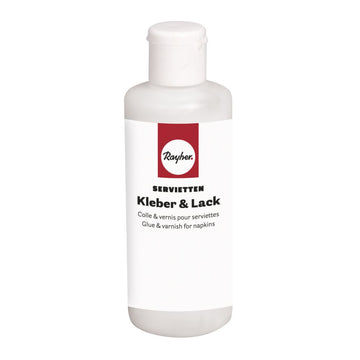 Serviettenkleber Kleber &amp; Lack transparent 80ml