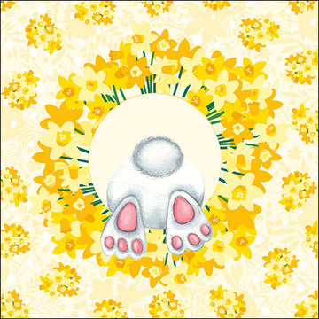 Ambiente Servietten Hide and Seek Osterhase gelb  33x33cm 20 Stück/Packung