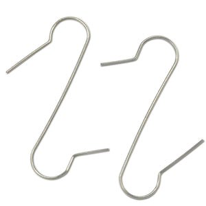 S-Haken Schnellaufhänger Edelstahl 35mm 30 Stück