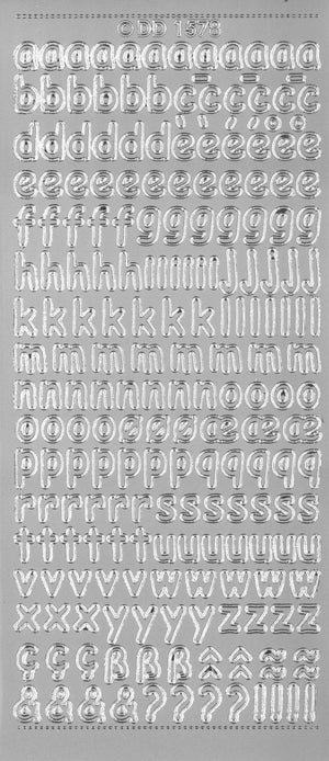 Konturensticker Kleinbuchstaben 23x10cm 1 Bogen
