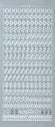 Shiny Outline Stickers Zahlen 23x10cm 1 Bogen