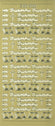 Shiny Outline Stickers Zur Kommunion 23x10cm 1 Bogen