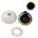 Sicherheitsaugen Regenbogen Glitzereinlagen 15mm 2 Paar