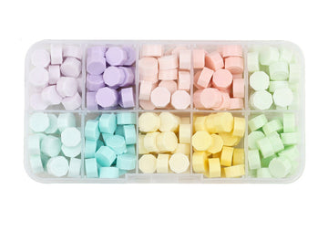 Siegelwachs-Set pastell 10 Farben 200Stk/Packung