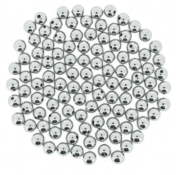 Wachsperlen rund silber 6mm 140 Stück / Dose