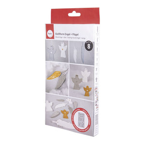 Silikon Gießform-Set Engel + Flügel 26x14,5x1cm