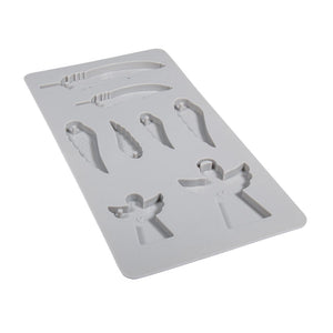 Silikon Gießform-Set Engel + Flügel 26x14,5x1cm