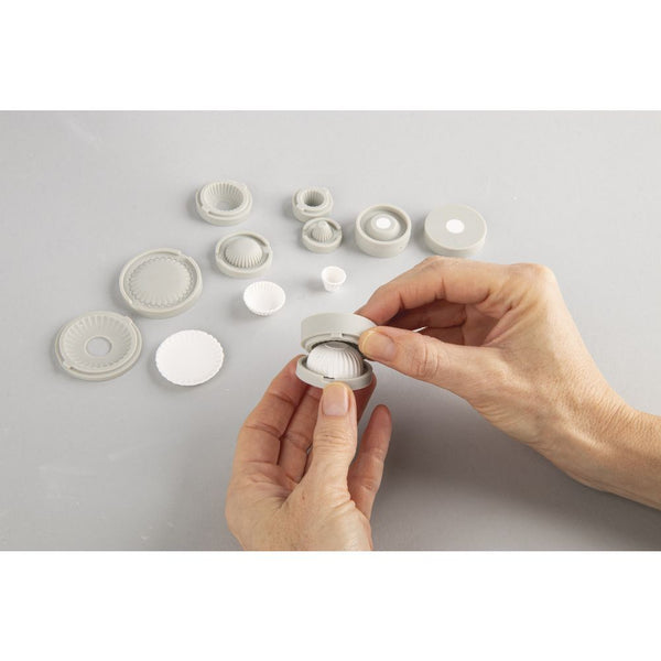 Silikon-Gießform Set Mini Geschirr 6tlg. inkl. Pipette