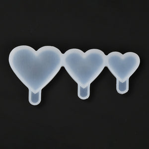 Silikonform Herzen 32x60x7mm