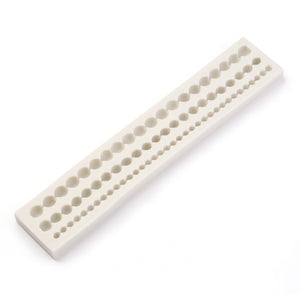 Silikon-Halbkugelform, Kettenform, Silikonformen, 232 x 43,5 x 10 mm