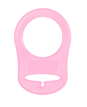 Silikonring für Schnullerketten Eco-friendly 48x32x3mm Loch 22mm 1 Stück