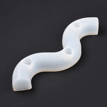 Silikonform Kerzenständer M Form Wavy Line