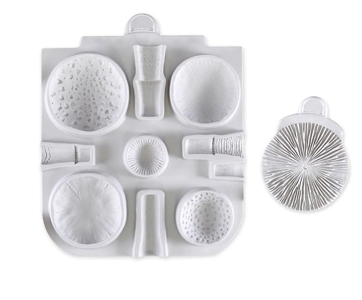 Exklusive Silikonform Pilze, Set