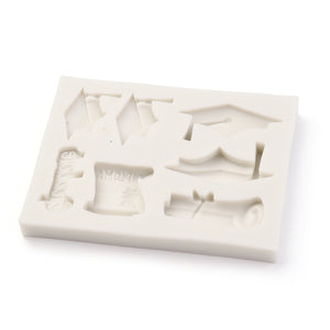 College-Abschluss, Diplom Motiv Pressform 87x66x10 mm