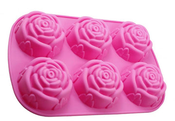 Silikonform Rosenblüten 16,4x24,6x3cm