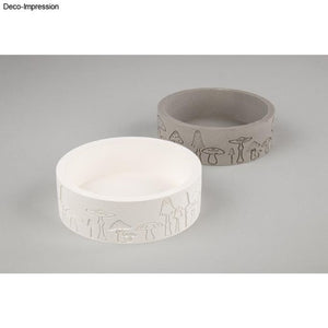 Rayher Silikon-Gießform Schale Pilze ø 15cm x H 5cm