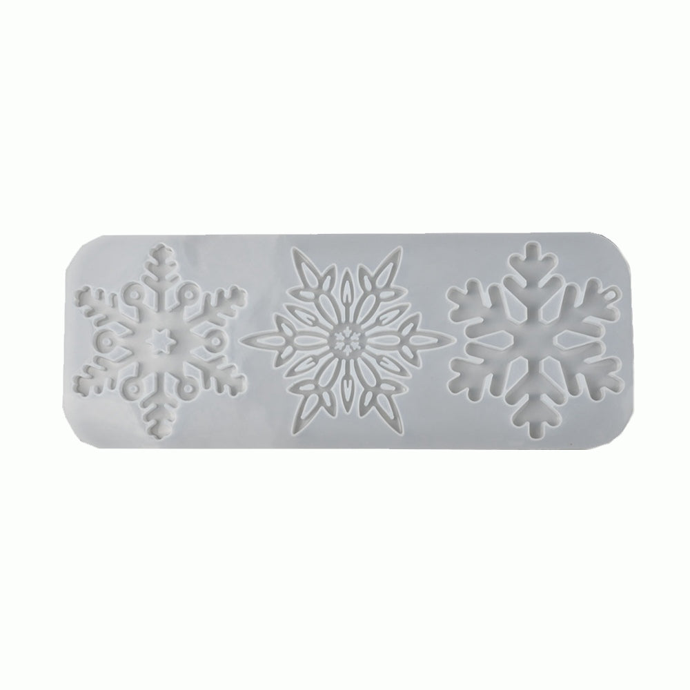 Silikonform Eiskristalle 3er-Set,