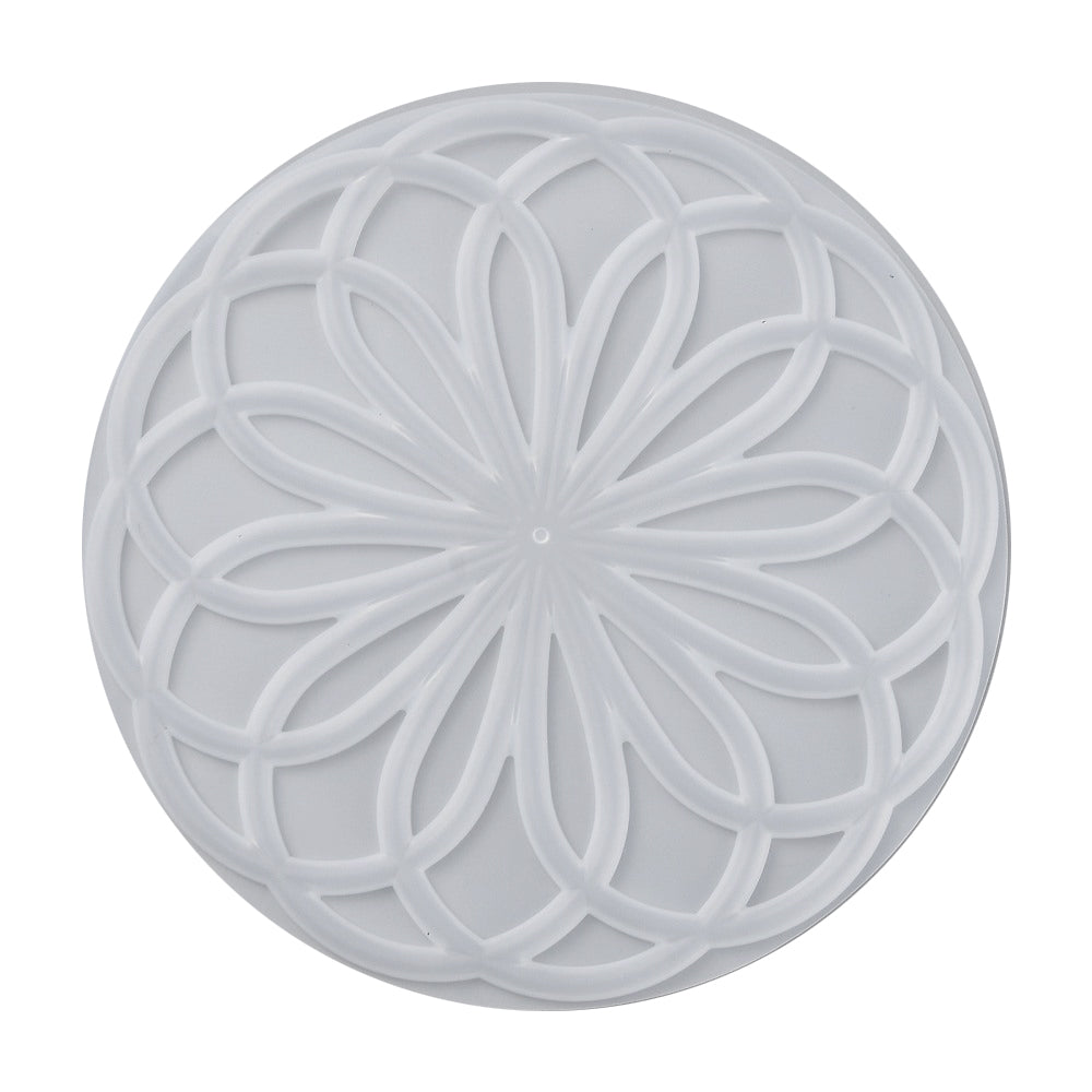 Silikongießform Mandala rund 203x6 mm
