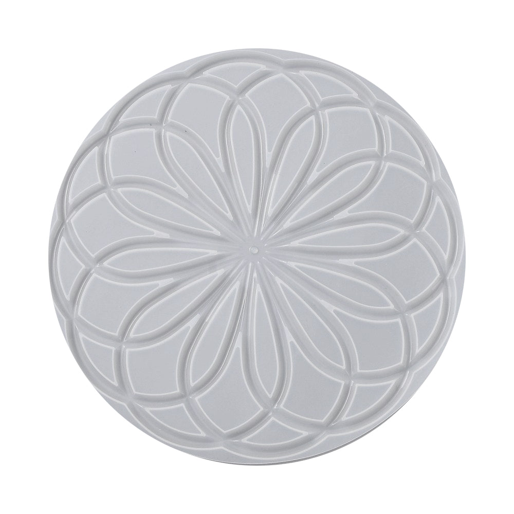 Silikongießform Mandala rund 203x6 mm