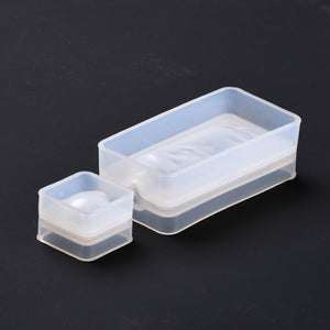 Gießform aus Silikon Farbtube 9~54,5x19~28x6,5~10,5 mm 2-teilig
