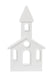 Silikon-Gießform Kirche 16x9x1cm