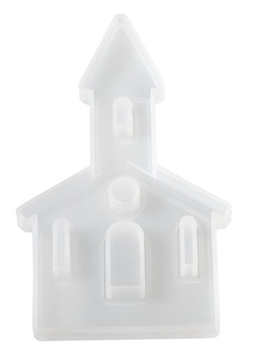 Silikon-Gießform Kirche 16x9x1cm