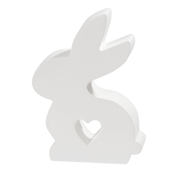 Silikongießform Hase mit Herz 11,5x8x2,5cm