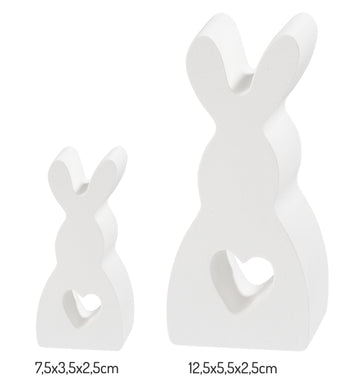 Silikongießform Häschen mit Herz