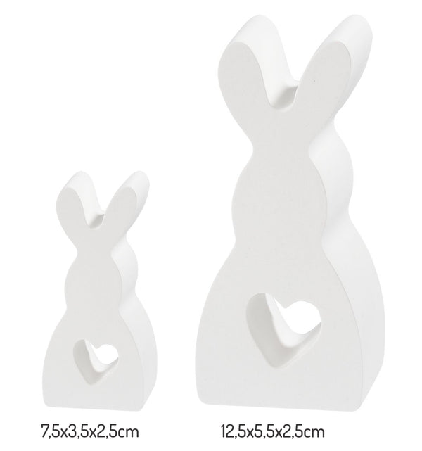 Silikongießform Häschen mit Herz