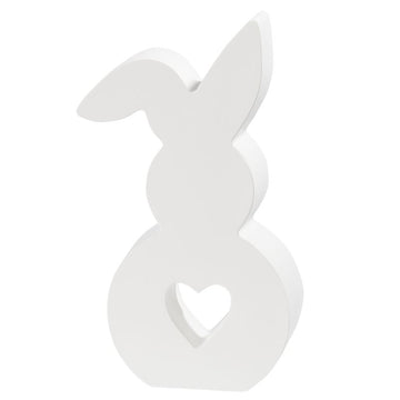 Silikongießform Hase sitzend mit Herz 12x7x2,5cm