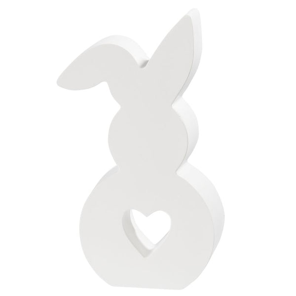 Silikongießform Hase sitzend mit Herz 12x7x2,5cm