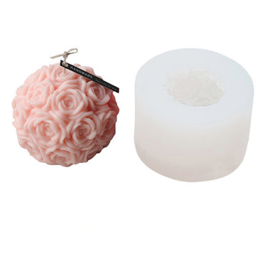Kerzengießform Rosenkugel Ø43mm