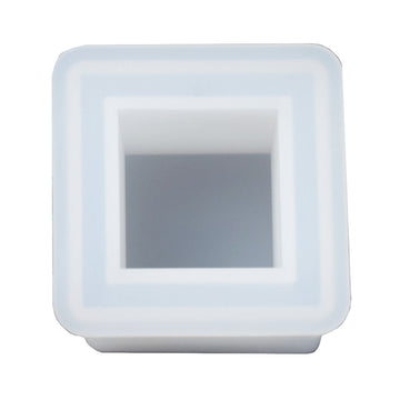 Silikon-Gießform Würfel hohl- Stiftehalter Minivase 61x62x62mm