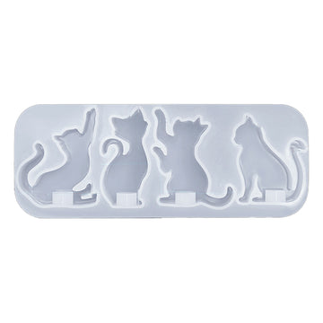 Silikonform Katzen Silhouette 153x59x16mm