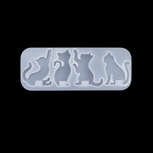 Silikonform Katzen Silhouette 153x59x16mm