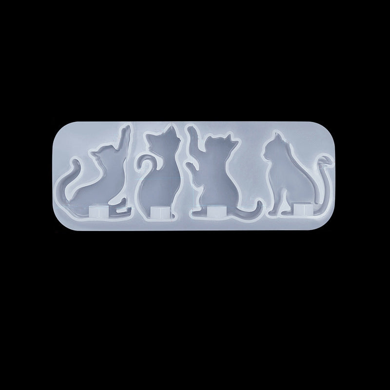 Silikonform Katzen Silhouette 153x59x16mm
