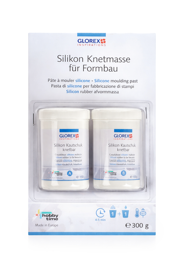 Silikon-Kautschuk Knetmasse zum Abformen 2-Komponenten 300g