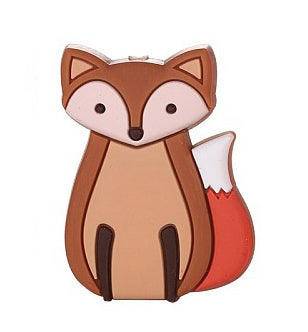 Silikonperle Fuchs 3,8x2,5x3,8cm 1 Stück