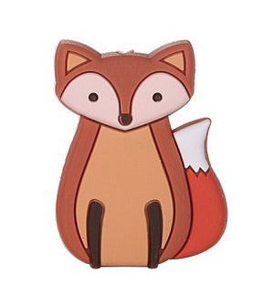 Silikonperle Fuchs 3,8x2,5x3,8cm 1 Stück