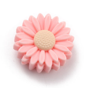 Silikonperlen Blumen 22x8,5mm Lebensmittelqualität 1 Stück