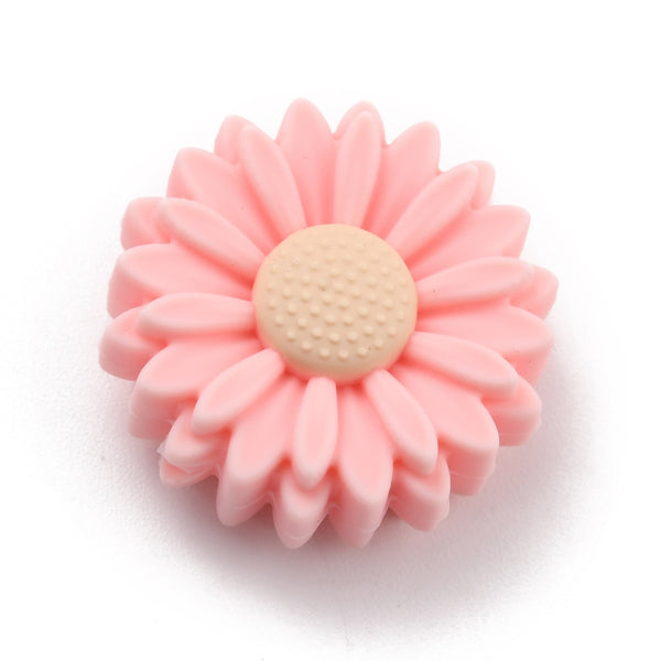 Silikonperlen Blumen 22x8,5mm Lebensmittelqualität 1 Stück