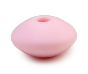 Silikonperle Linse 12x6~7mm 4 Stück