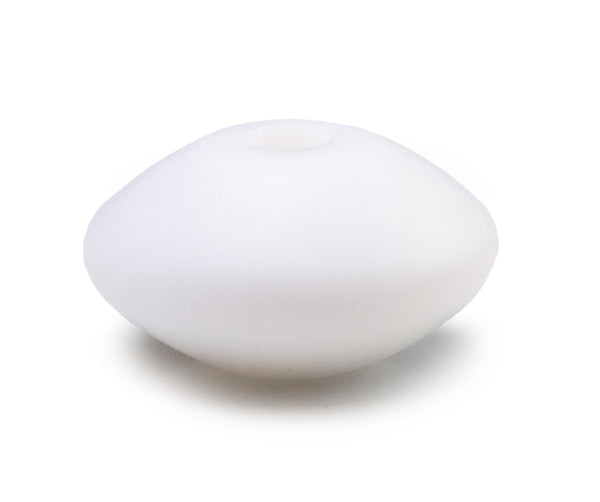 Silikonperle Linse 12x6~7mm 4 Stück
